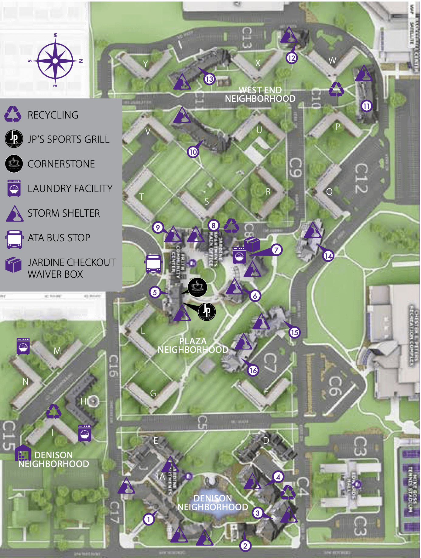 Jardine Apartments Community Map